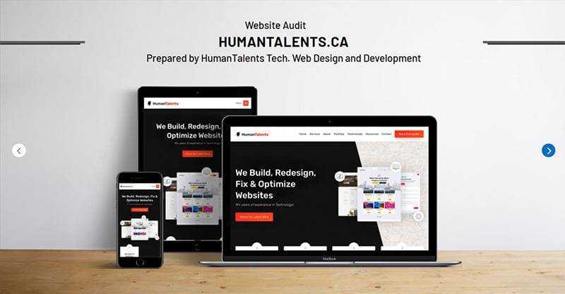 HumanTalents Website Audit by Amr The Internet Guy